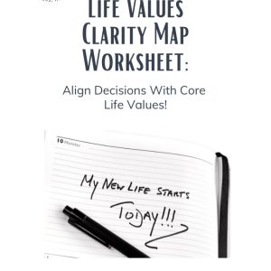 Life Values Clarity Map Worksheet