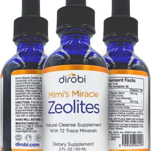 Mimi's Miracle Zeolites: Micronized Zeolite Supplement Liquid with  70 Trace Minerals - Supports Cell Restoration, Immune & Digestive  Tract Health - (2 oz Bottle, 30 Day Supply)